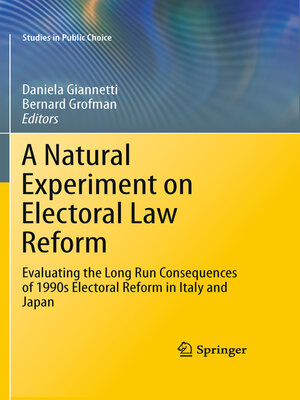 cover image of A Natural Experiment on Electoral Law Reform